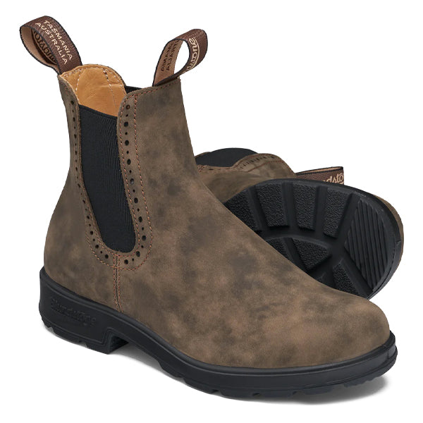 Blundstone Women&#39;s Boots - 1351 Original Hi Top - Rustic Brown