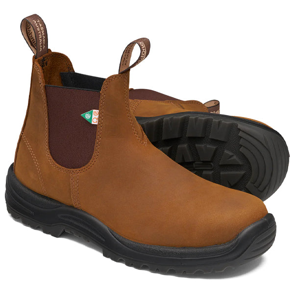 Blundstone Men&#39;s Shoes - Work &amp; Safety 164 - Crazy Horse Brown