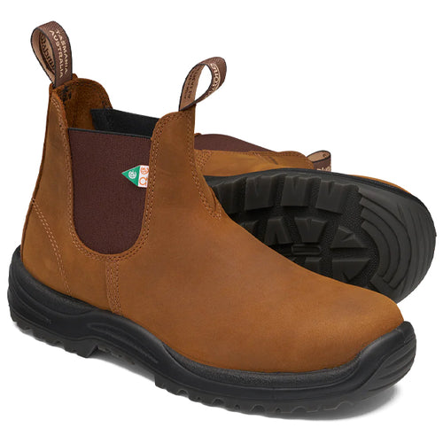 Blundstone Men's Shoes - Work & Safety 164 - Crazy Horse Brown
