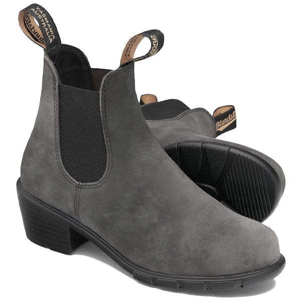 Blundstone Women&#39;s Boots - 2064 Heel Boot - Rustic Black