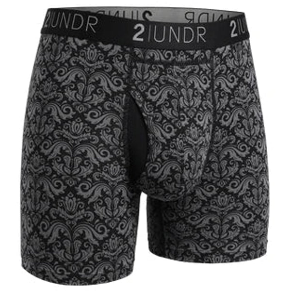2UNDR Men&#39;s Underwear - Swing Shift - Rococo Black