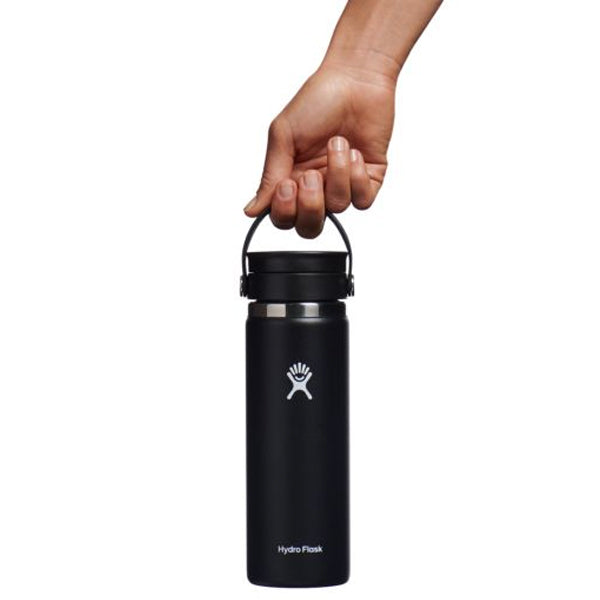 Hydro Flask - 20oz Coffee with Wide Mouth Flex Sip Lid - Black