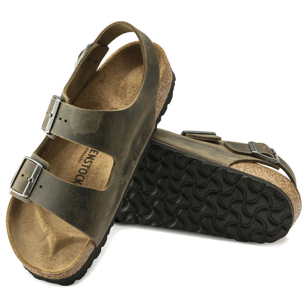Birkenstock Men&#39;s Sandals - Milano BS - Faded Khaki