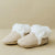 SoftSoul Youth Slippers - Faux- Fur Cork Boots - White/Cream