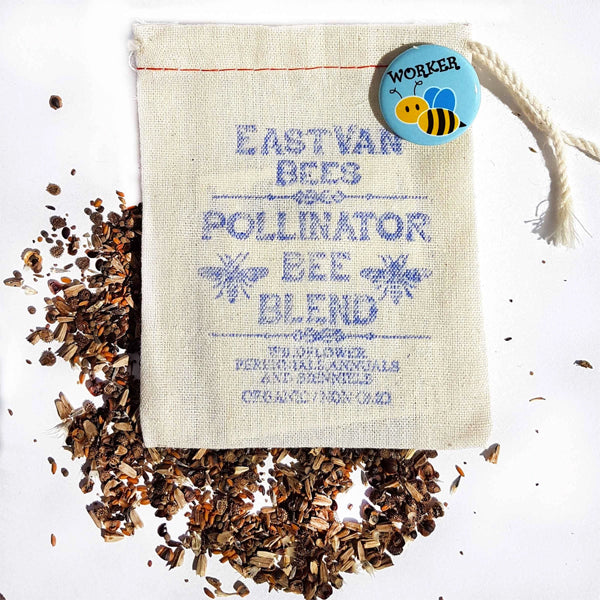 EastVan Bees - Bee Blend Wildflower Seeds W/Pin - Assorted