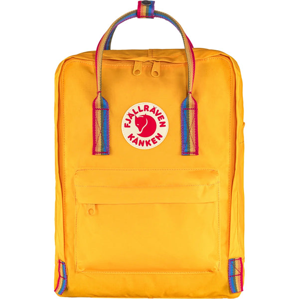 Fjällräven Backpacks - Kånken Rainbow - Warm Yellow/Rainbow Pattern