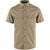Fjällräven Men's Button Ups - Övik Air Stretch Short Sleeve Shirt - Suede Brown