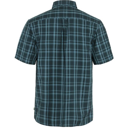 Fjällräven Men's Button Ups - Övik Lite Shirt - Dark Navy/Dawn Blue