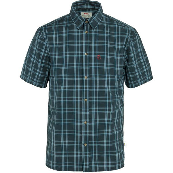 Fjällräven Men&#39;s Button Ups - Övik Lite Shirt - Dark Navy/Dawn Blue