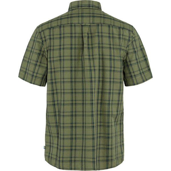 Fjällräven Men&#39;s Button Ups - Övik Lite Shirt - Green/Dark Navy