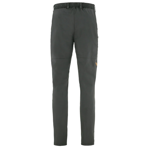 Fjällräven Men&#39;s Pants - Abisko Trail Stretch Trousers - Dark Grey
