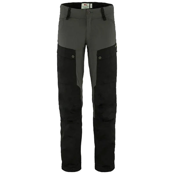 Fjällräven Men&#39;s Pants - Keb Trousers - Black/Stone Grey