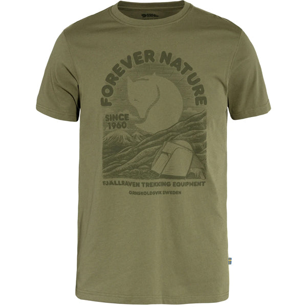 Fjällräven Men&#39;s T-Shirts - Equipment T-Shirt - Suede Brown
