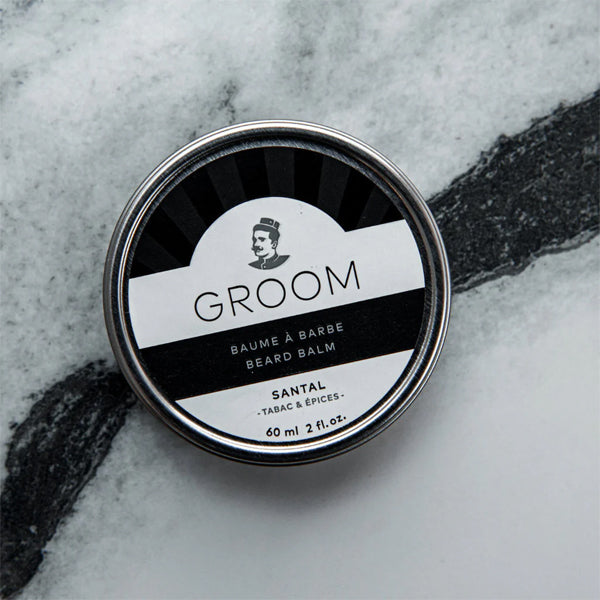 Groom Men&#39;s Grooming - Santal (Tobacco) Beard Balm
