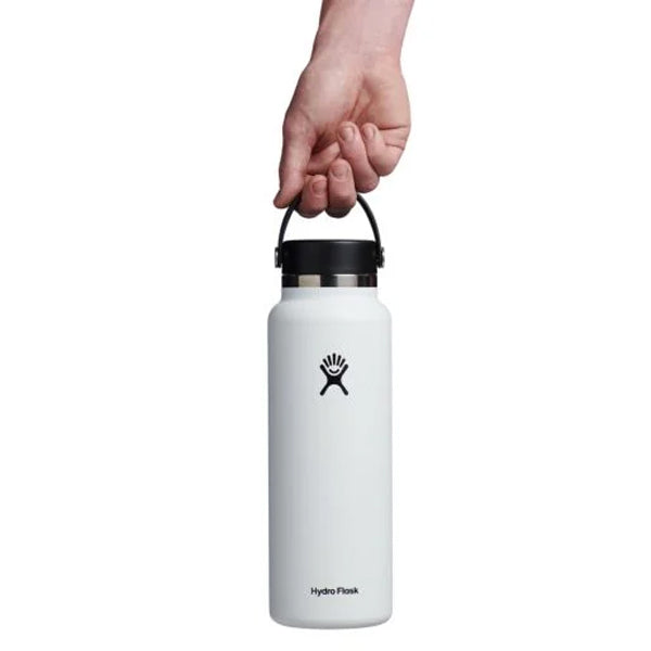 Hydro Flask - 40oz Wide Mouth Water Bottle - White