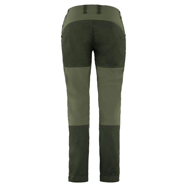 Fjällräven Women&#39;s Pants - Keb Trousers Curved - Deep Forest/Laurel Green