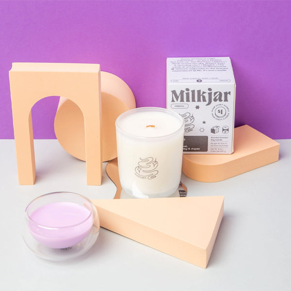 Milk Jar Candles - Aurora