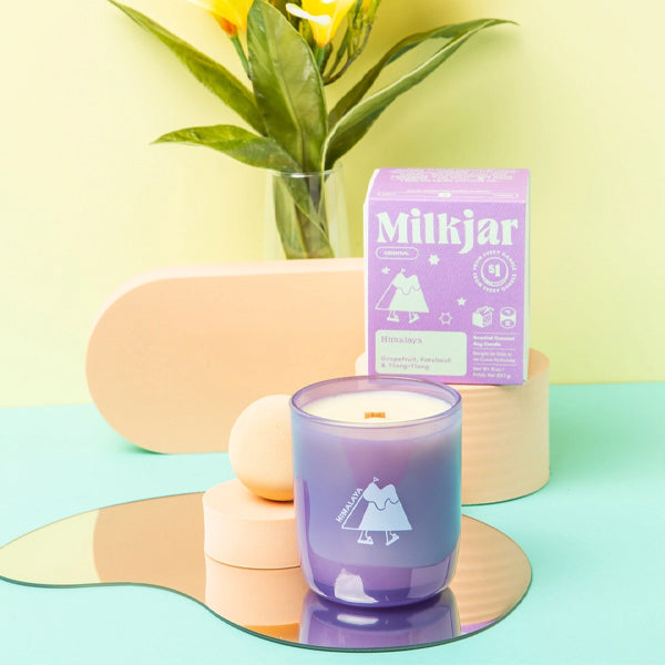 Milk Jar Candles - Himalaya