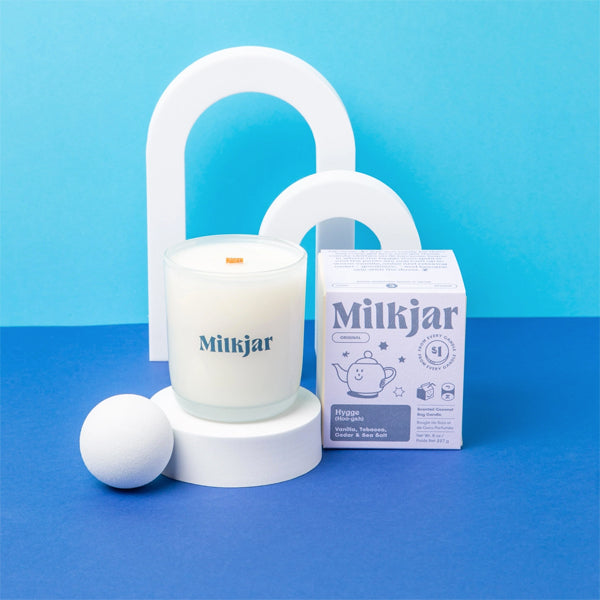 Milk Jar Candles - Hygge (Hoo-gah)