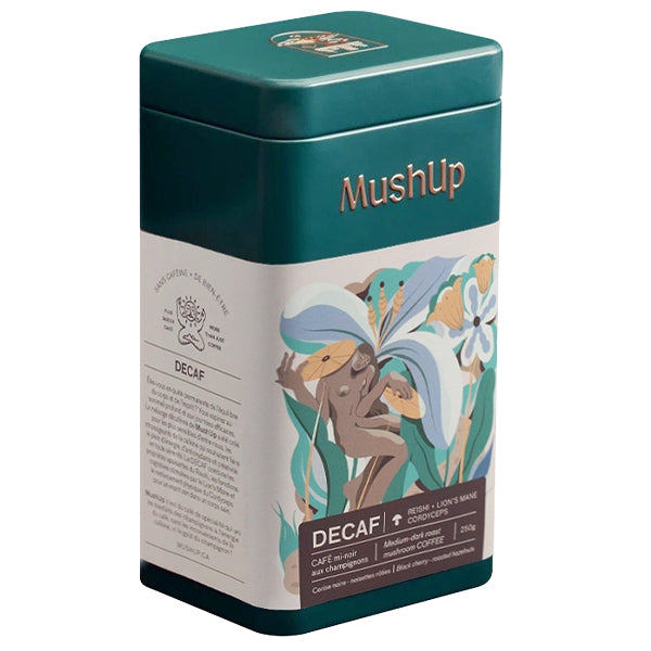 MushUp Whole Bean Mushroom Coffee - Decaf - Reishi + Lion&#39;s Mane Cordyceps