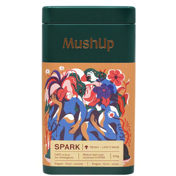 MushUp Whole Bean Mushroom Coffee - Spark - Reishi + Lion&#39;s Mane
