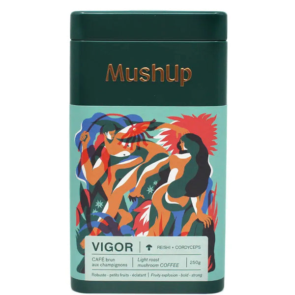 MushUp Whole Bean Mushroom Coffee - Vigor - Reishi + Cordyceps