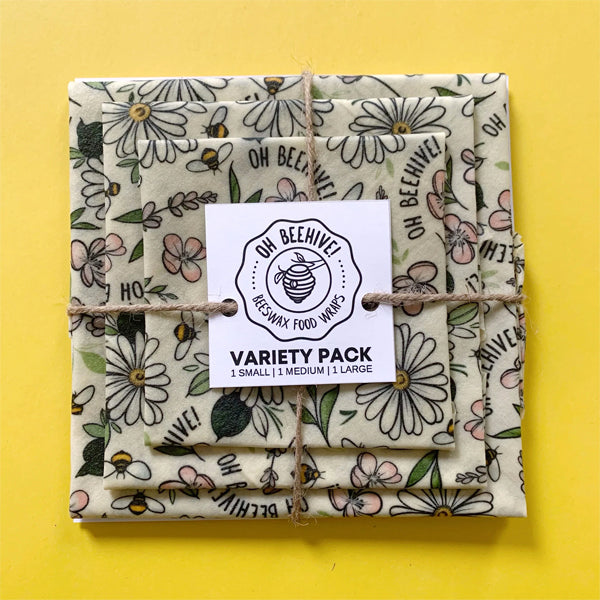 Oh Beehive Beeswax Food Wraps - Variety