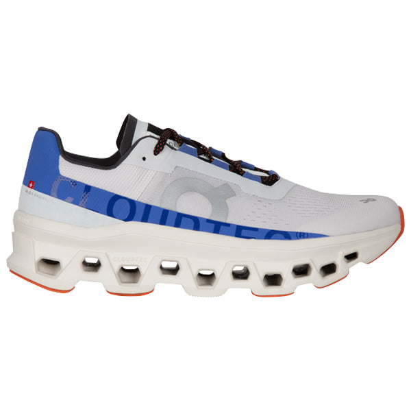 On-Running Men&#39;s Shoes - Cloudmonster - Frost/Colbalt