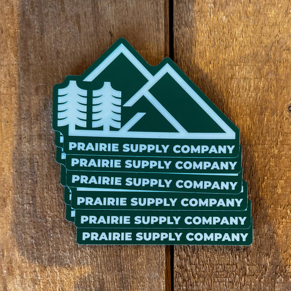 Prairie Supply Company - In The Mountains Sticker