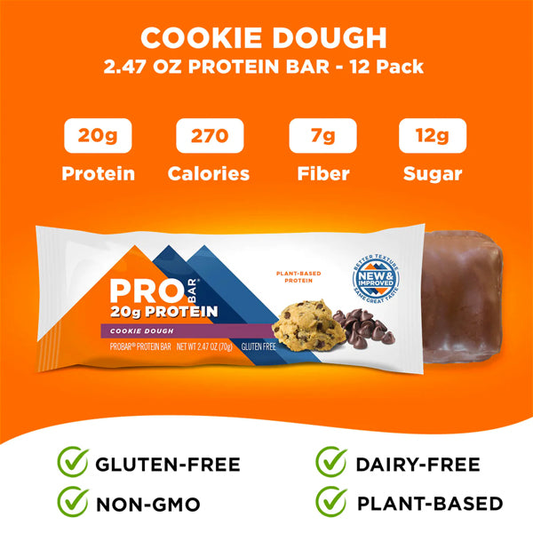 ProBar Protein Bars - Cookie Dough - 70g