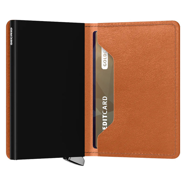 Secrid Wallets Premium Slimwallet Basco/Cognac Prairie Supply Co