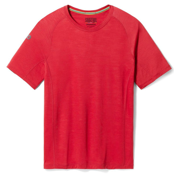Smartwool Men&#39;s T-Shirts - Active Ultralite Short Sleeve - Scarlet Red