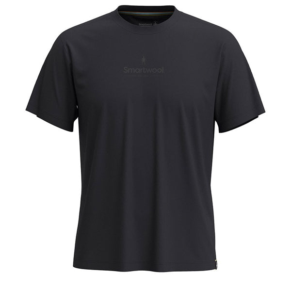 Smartwool Men&#39;s T-Shirts - Logo Graphic Short Sleeve - Black