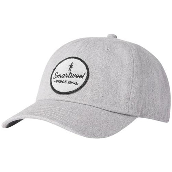 Smartwool Unisex Hats - Logo Ball Cap - Light Gray