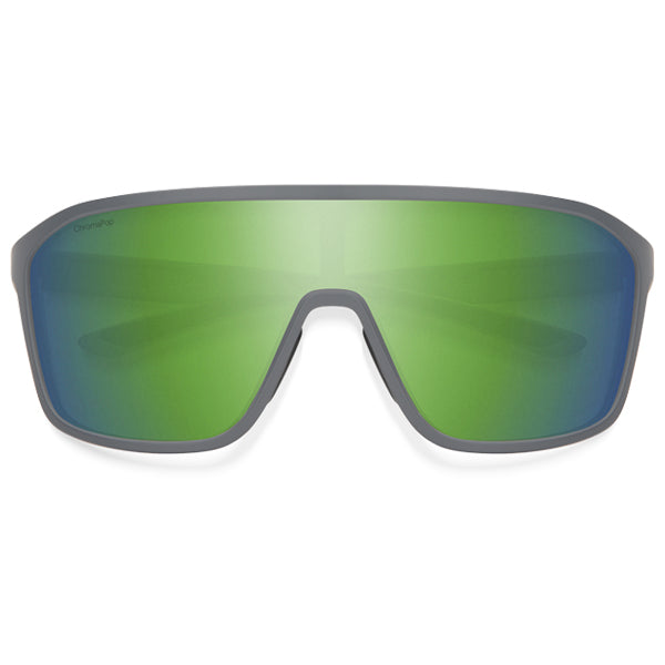 Smith Sunglasses - Boomtown - Matte Cement/ChromaPop Polarized Green Mirror