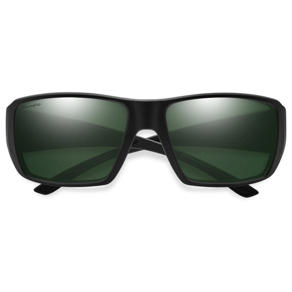 Smith Sunglasses - Guide&#39;s Choice XL - Matte Black/ChromaPop Polarized Grey Green