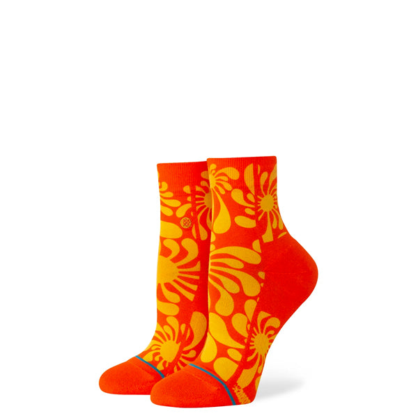 Stance Women&#39;s Socks - Lauryn Alvarez Quarter - Oranger