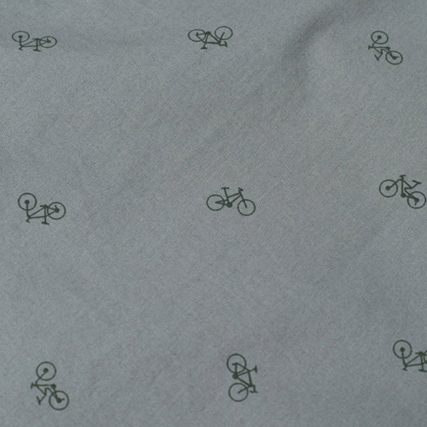 Tentree Men&#39;s Button Ups - Bike Around Shortsleeve Shirt - Light Urban Green/Dark Tonal Green