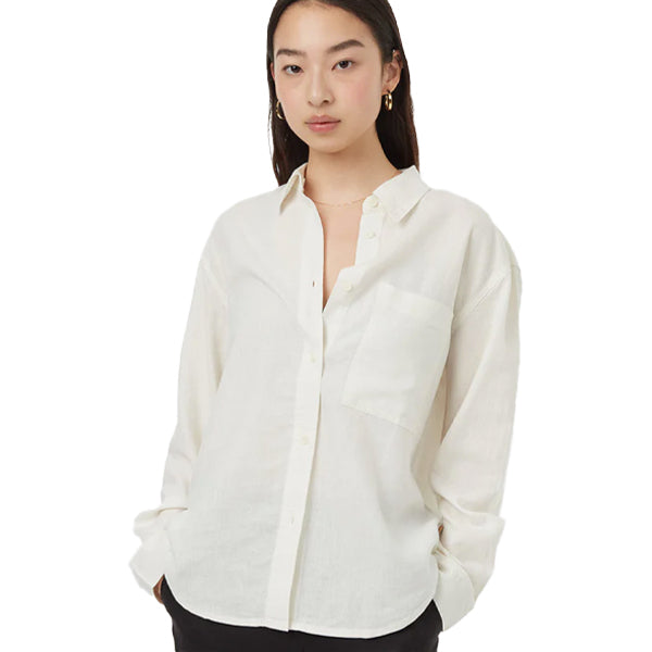 Tentree Women&#39;s Button Ups - Hemp Button Front Shirt - Undyed