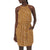 Tentree Women's Dresses - EcoWoven Crepe Smocked Dress - Golden Brown/Painterly Dot