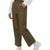 Tentree Women's Pants - Hemp Stretch Straight Leg Pant - Olive Night Green