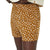 Tentree Women's Shorts - EcoWoven Crepe Short - Golden Brown/Painterly Dot