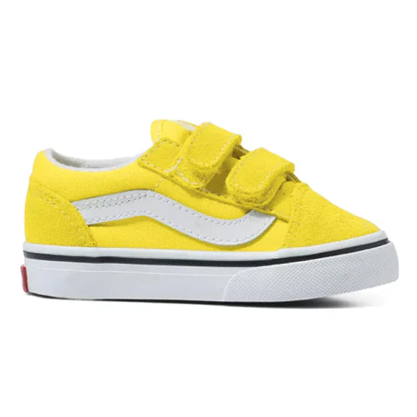 Vans Unisex Toddler Shoes - Old Skool V - Blazing Yellow/True White