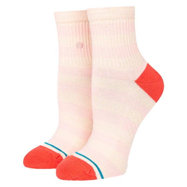 Stance Women&#39;s Socks - Anything Quarter Socks - Peach