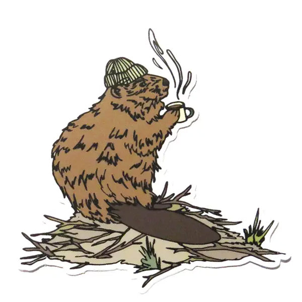 Wild Life Illustration Co. Stickers - Beaver Sticker