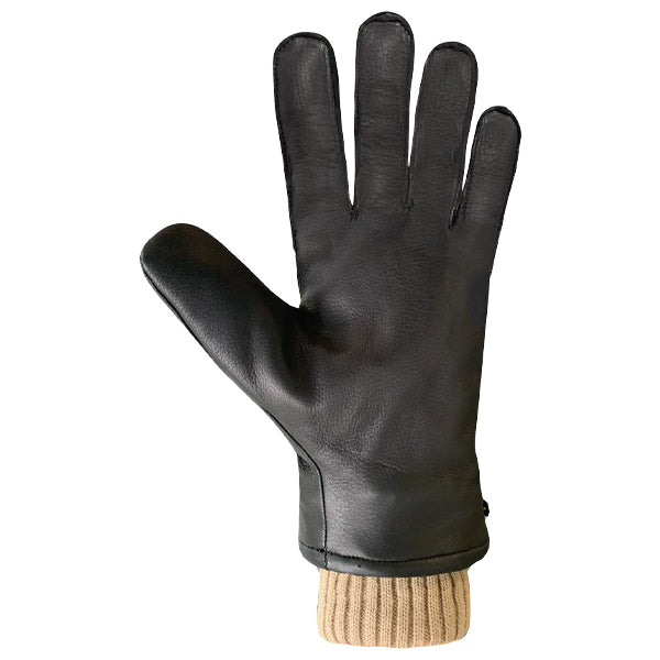 Auclair Men&#39;s Mitts &amp; Gloves - Bill Gloves - Black/Cream