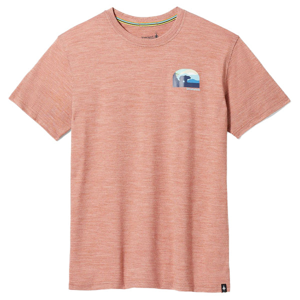 Smartwool Unisex T-Shirts - Bear County Graphic - Copper Heather