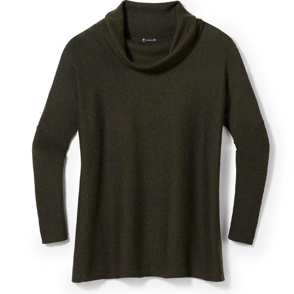 Smartwool Women&#39;s Sweaters - Edgewood Poncho Sweater - Charcoal Heather