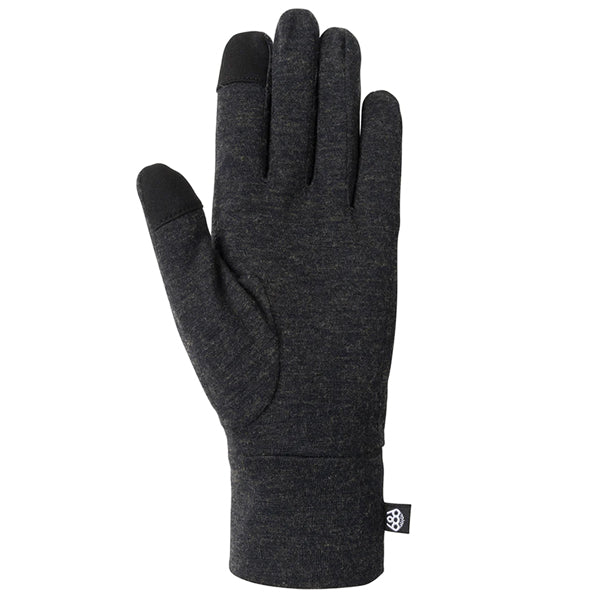 686 Women&#39;s Mitts &amp; Gloves - Merino Glove Liner - Black