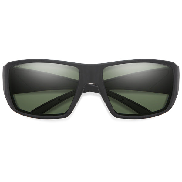 Smith Sunglasses - Guide&#39;s Choice - Matte Black/ ChromaPop Polarized Gray Green